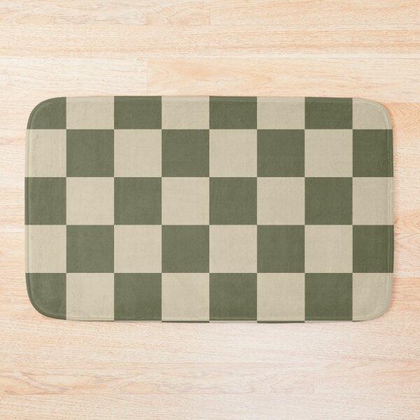Item preview, moss olives Green Checkered Pattern vintage style Plaid medium  designed and sold by DColourMuse.