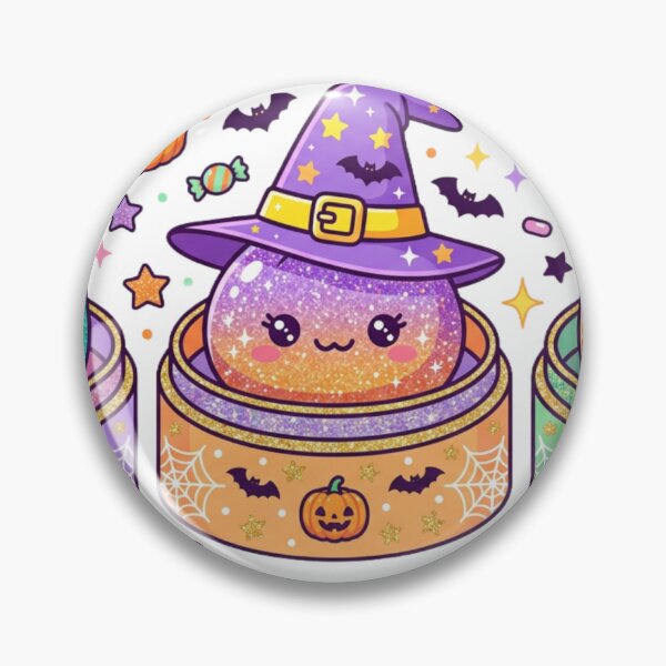 Item preview, Kawaii Halloween Dumplings – Cute Glitter Trio Design designed and sold by ShirtsUp-Lane.