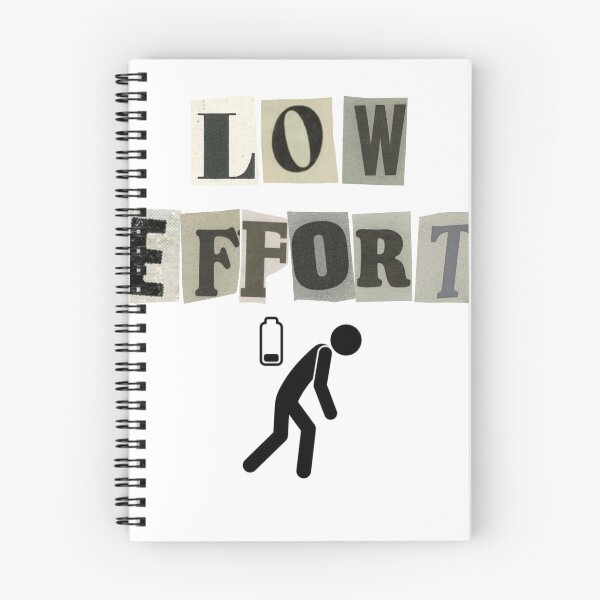 Item preview, Low Effort — Running on Empty designed and sold by FuzzDrive.