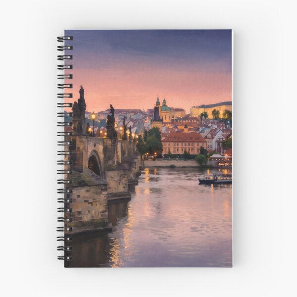 Item preview, Charles Bridge at Dusk, Prague designed and sold by RedPeaStudio.