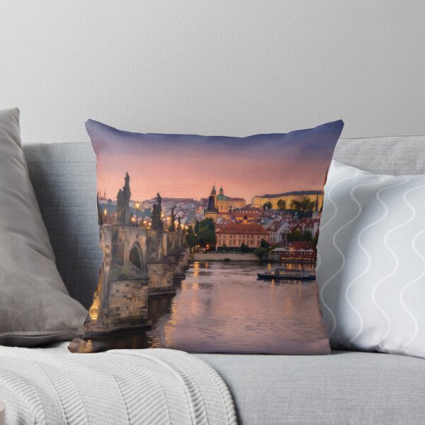 Item preview, Charles Bridge at Dusk, Prague designed and sold by RedPeaStudio.