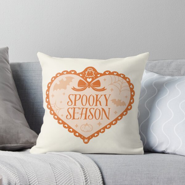 Item preview, Orange Spooky Season Gothic Heart with Bow and Pumpkin designed and sold by winterpumpkin.