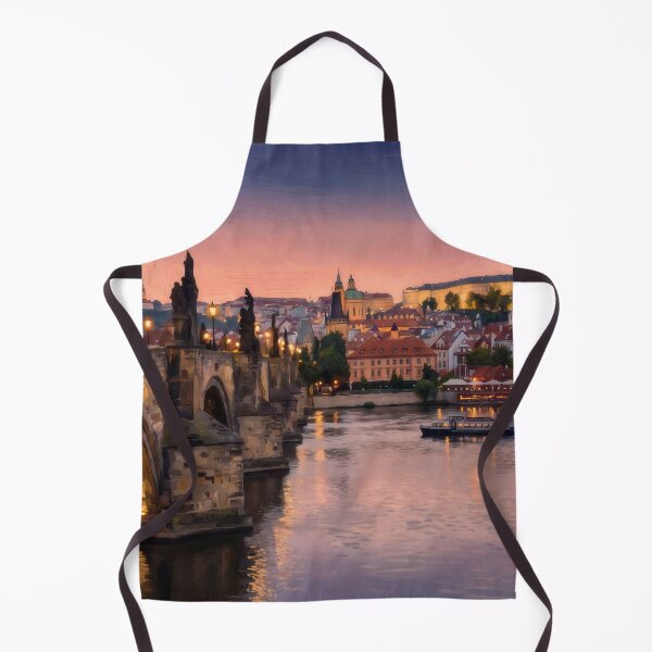Item preview, Charles Bridge at Dusk, Prague designed and sold by RedPeaStudio.