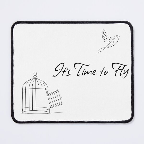 Item preview, It’s Time to Fly – Bird Freedom and Birdcage Escape Design designed and sold by Buli89.