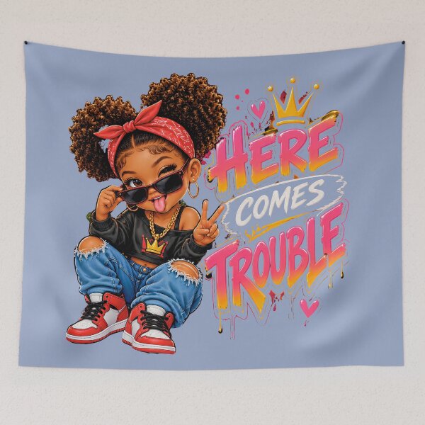 Item preview, Sassy Little Princess - Here Comes Trouble designed and sold by digitalbob60.