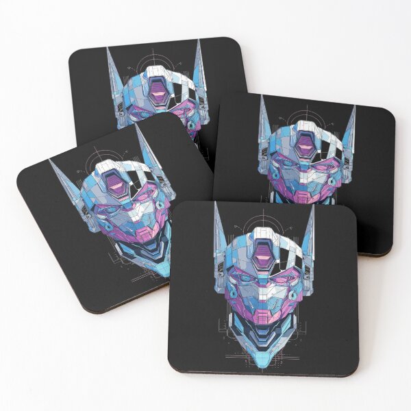 Item preview, Geometric Cyber Robot Head – Futuristic Sci-Fi & Mecha Design designed and sold by GeoBeast.