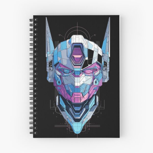 Item preview, Geometric Cyber Robot Head – Futuristic Sci-Fi & Mecha Design designed and sold by GeoBeast.