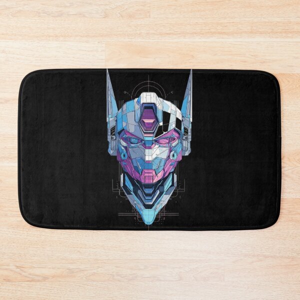 Item preview, Geometric Cyber Robot Head – Futuristic Sci-Fi & Mecha Design designed and sold by GeoBeast.