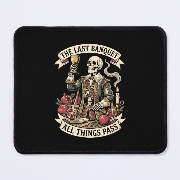 Item preview, Memento Mori Skeleton - Dark Academia Renaissance Goth designed and sold by SplashTastic.