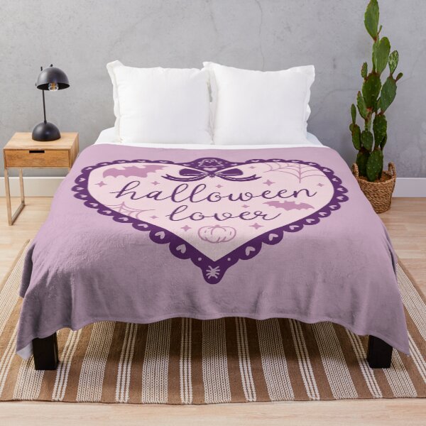 Item preview, Purple Halloween Lover Gothic Heart with Bow and Ghost designed and sold by winterpumpkin.