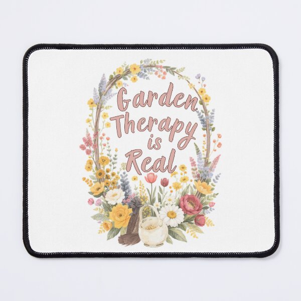 Item preview, Garden Therapy Is Real Floral Watercolor Gardening Lover designed and sold by BellabdO.