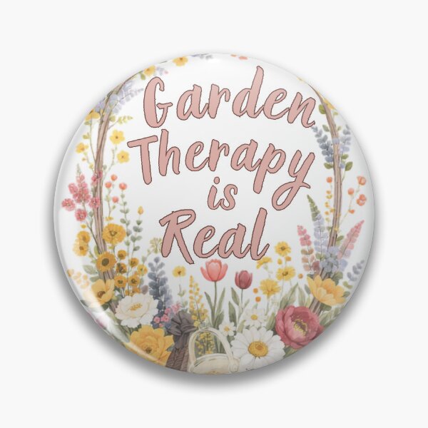 Item preview, Garden Therapy Is Real Floral Watercolor Gardening Lover designed and sold by BellabdO.