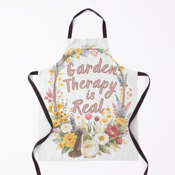 Item preview, Garden Therapy Is Real Floral Watercolor Gardening Lover designed and sold by BellabdO.