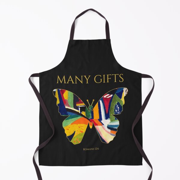 Item preview, Many Gifts Romans 12:6 Christian Butterfly – One Body Scripture Art designed and sold by KittenAndCo.