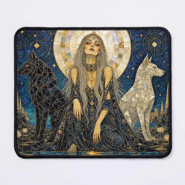 Item preview, The Moon, The Realm of Dreams | Mystical Tarot Art designed and sold by Stoneflower-Art.