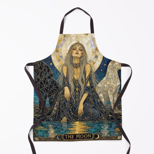 Item preview, The Moon, The Realm of Dreams | Mystical Tarot Art designed and sold by Stoneflower-Art.
