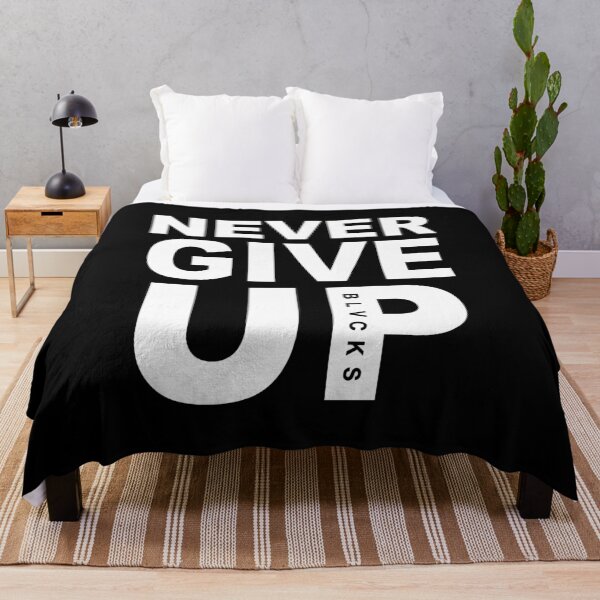 Item preview, Never Give Up Black designed and sold by MelBarrerahh.