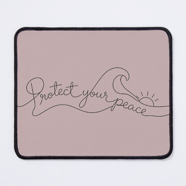Item preview, Protect Your Peace – Self-Care & Positive Mindset Quote Design designed and sold by ManggaeJM.