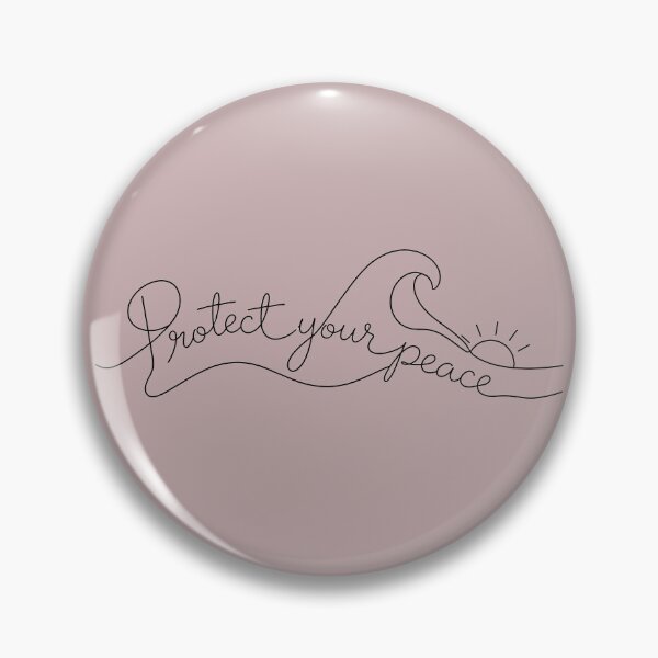 Item preview, Protect Your Peace – Self-Care & Positive Mindset Quote Design designed and sold by ManggaeJM.