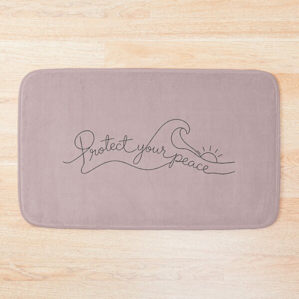 Item preview, Protect Your Peace – Self-Care & Positive Mindset Quote Design designed and sold by ManggaeJM.