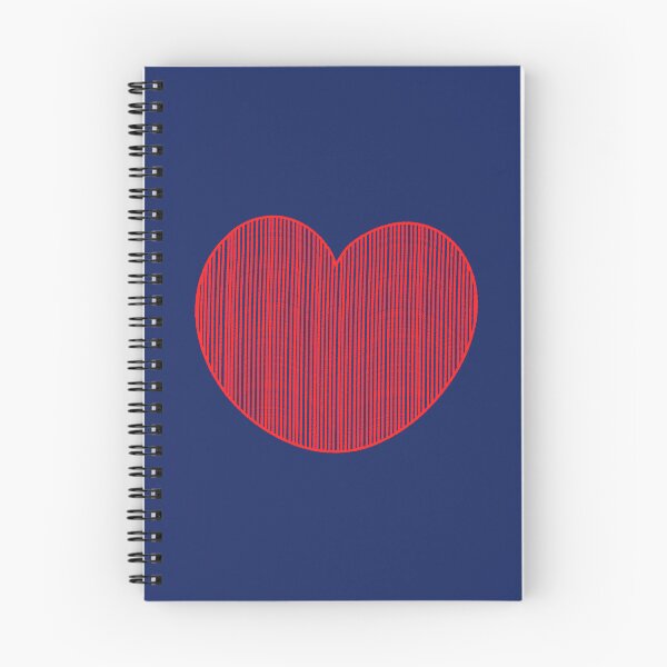 Item preview, Red Striped Heart Minimalist Love Art designed and sold by ubborn.