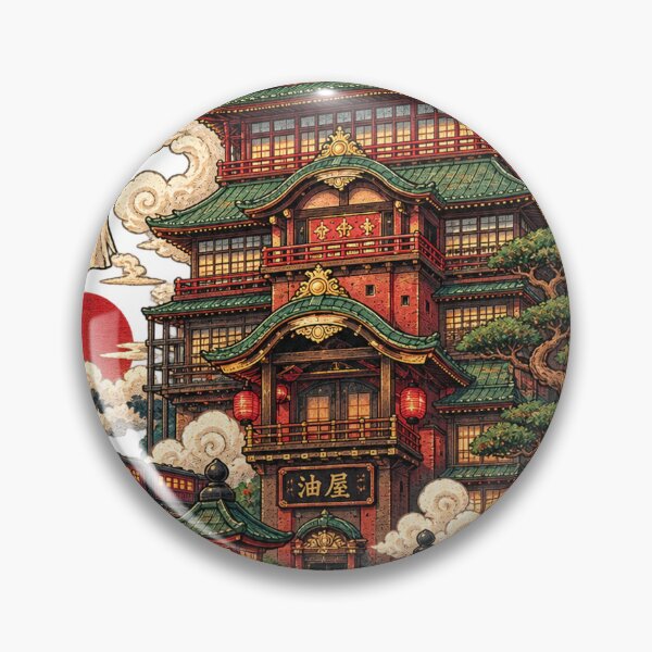 Item preview, Vintage Japanese Bathhouse Spirit Realm Bridge designed and sold by NzrProcreate.