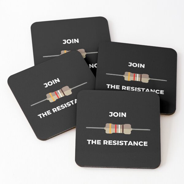 Item preview, Join The Resistance, Electrical Resistor Pun designed and sold by MelBarrerahh.