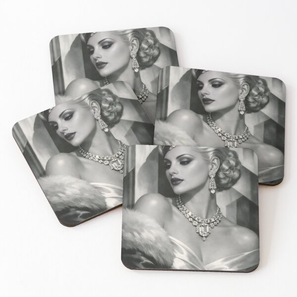 Item preview, Wall Art - Postcard - Poster: Vintage Art Deco Glamour designed and sold by ForeverPrintsOK.