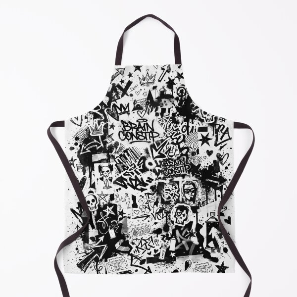 Item preview, Urban Chaos: Black & White Street Art Collage" / "Rebel Symphony designed and sold by BrainConstip.