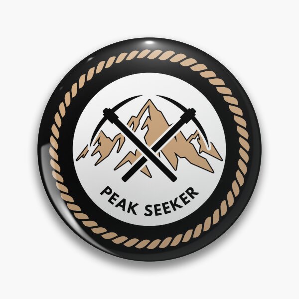 Item preview, Peak Seeker - Vintage Mountaineering Badge designed and sold by SteCreator.