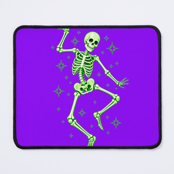 Item preview, Neon Green Dancing Skeleton Halloween designed and sold by MagicCrystal.
