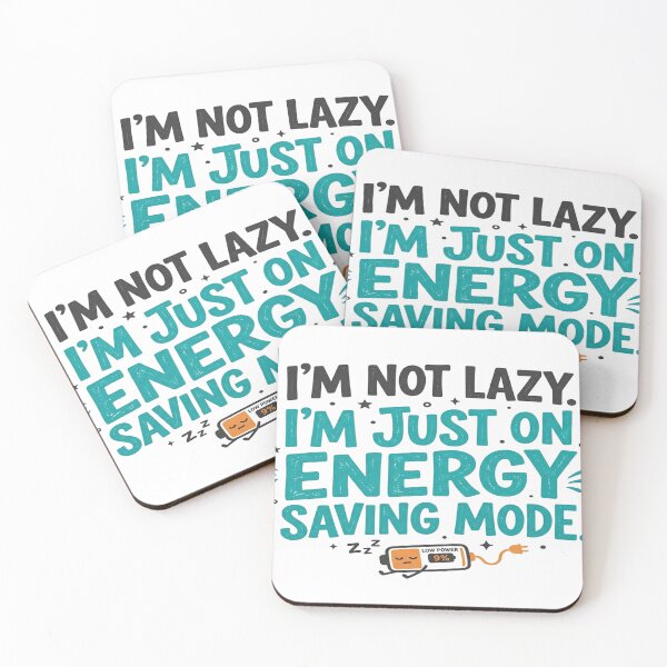 Item preview, Humorous Typography Artwork: Energy Saving Mode designed and sold by Solomon-Ent-144.