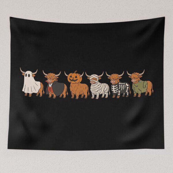 Item preview, Funny Highland Cow Halloween Costume Trick or Treat Boys Girls Kids designed and sold by FurryHavenPH.