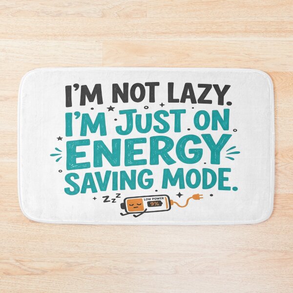 Item preview, Humorous Typography Artwork: Energy Saving Mode designed and sold by Solomon-Ent-144.