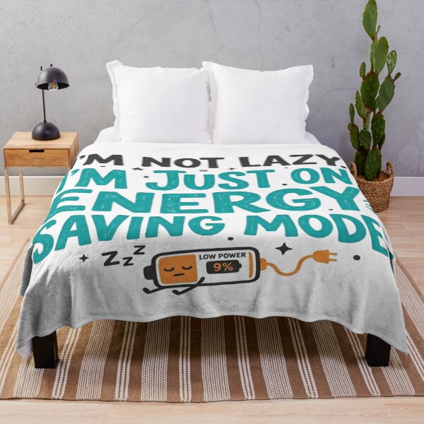 Item preview, Humorous Typography Artwork: Energy Saving Mode designed and sold by Solomon-Ent-144.