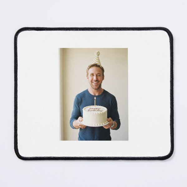 Item preview, Ryan gosling birthday cake memes happy Funny prank meme gift weird designed and sold by CheeseBlueprint.