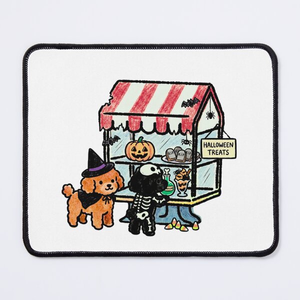 Item preview, Poodle Date Halloween designed and sold by TripleFour444.