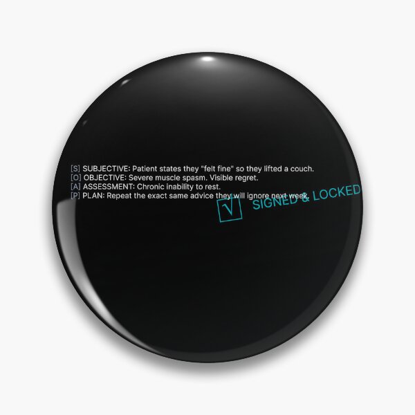 Item preview, Funny SOAP Note Physical Therapist EMR Burnout Sticker designed and sold by VTineDesigns.
