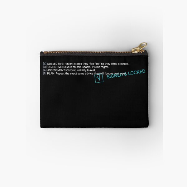 Item preview, Funny SOAP Note Physical Therapist EMR Burnout Sticker designed and sold by VTineDesigns.