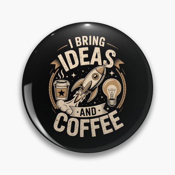 Item preview, I BRING IDEAS AND COFFEE  designed and sold by jkrphoto.