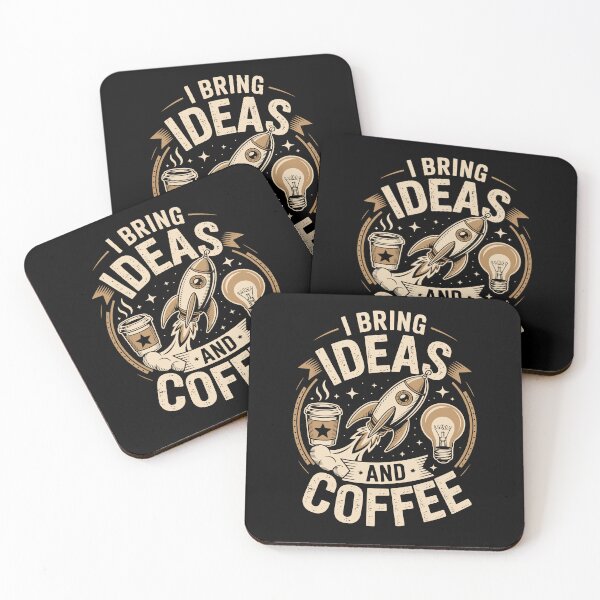 Item preview, I BRING IDEAS AND COFFEE  designed and sold by jkrphoto.