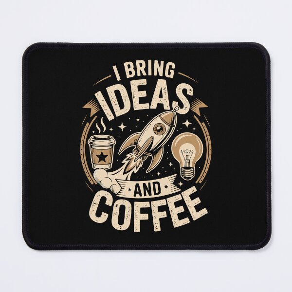 Item preview, I BRING IDEAS AND COFFEE  designed and sold by jkrphoto.
