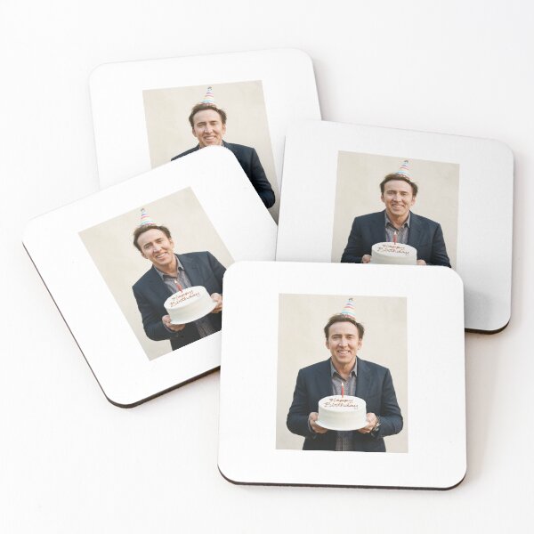 Item preview, Nicolas cage birthday cake memes happy Funny prank meme gift weird  designed and sold by CheeseBlueprint.