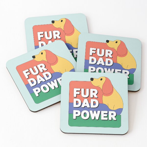 Item preview, Fur Dad Power Graphic designed and sold by JebliDesign.