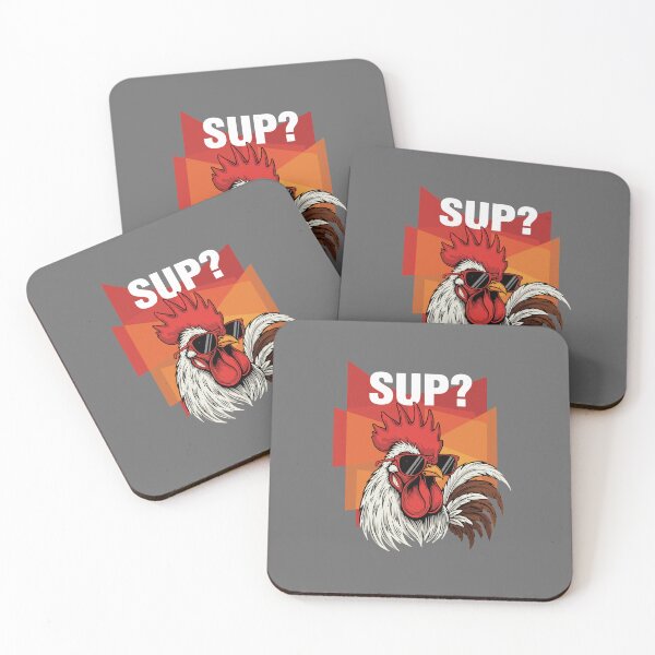 Item preview, Sup? Cool Rooster Chicken Farm Lover designed and sold by SofiBlair.
