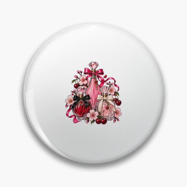 Item preview, Vintage Floral Perfume Bottles – Romantic Botanical Fragrance Art designed and sold by AMICO77.