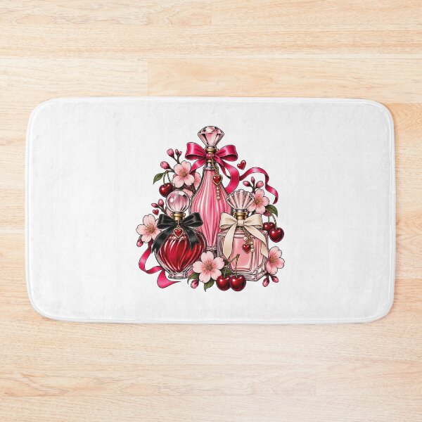 Item preview, Vintage Floral Perfume Bottles – Romantic Botanical Fragrance Art designed and sold by AMICO77.