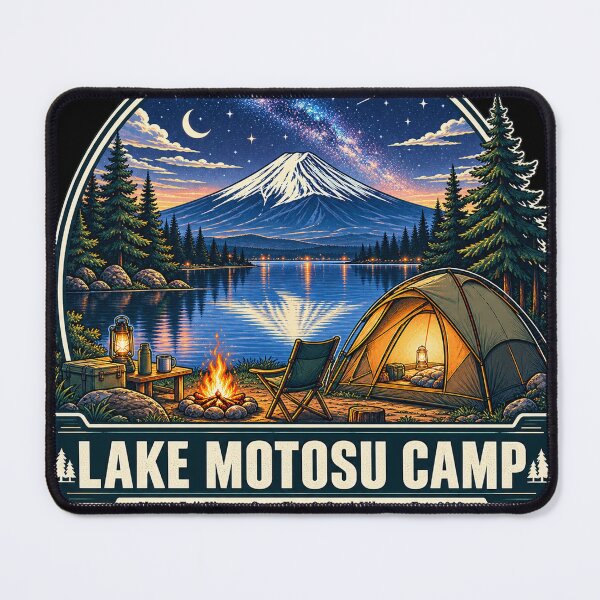 Item preview, Lakeside Camping Under Milky Way Mountain Campfire designed and sold by NzrProcreate.