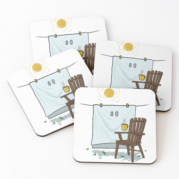 Item preview, Off Duty Ghost Coffee designed and sold by danhoodstudio.