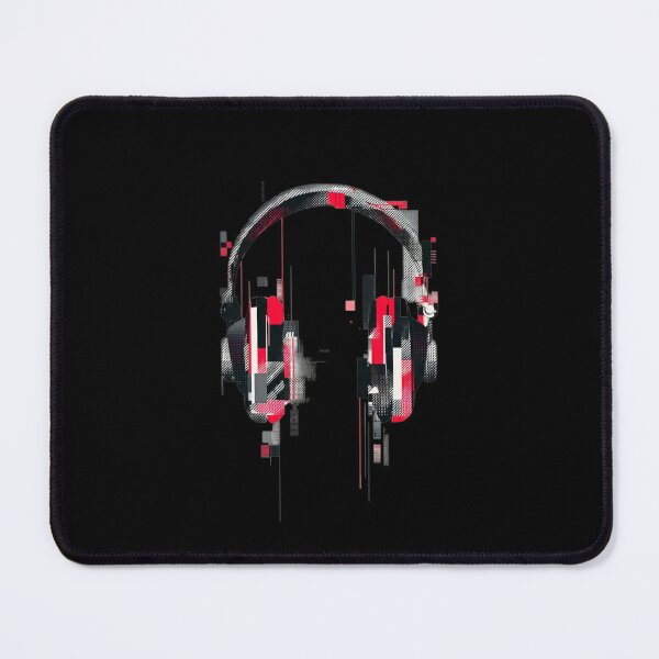 Item preview, Cyber Glitch Headphones – Futuristic Music & Tech Design designed and sold by GeoBeast.